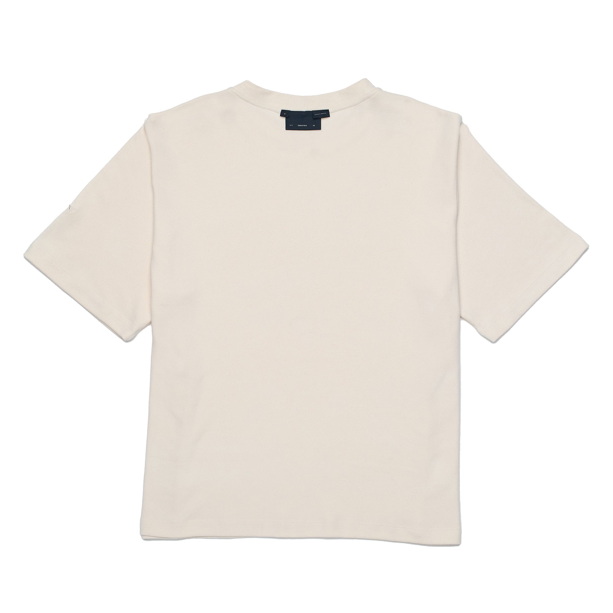 Camiseta Essentials Embroided – Off white